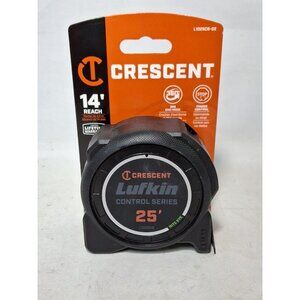Crescent Lufkin 1-3/16" x 25' Control Series Black Clad Tape Measure Lite EYe